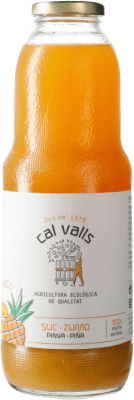 8,95 € 免费送货 | 饮料和搅拌机 Cal Valls Zumo de Piña Ecológico 西班牙 瓶子 1 L