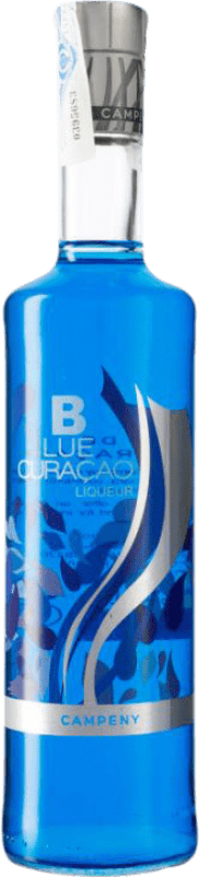 12,95 € Envio grátis | Schnapp Campeny Licor Curaçao Blue Espanha Garrafa 70 cl