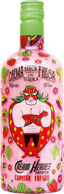 12,95 € 免费送货 | 利口酒霜 Héroes. Capitán Fresón Fresa con Tequila 西班牙 瓶子 70 cl