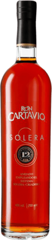 44,95 € Kostenloser Versand | Rum Abate Nero Cartavio Peru 12 Jahre Flasche 70 cl
