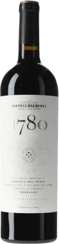 32,95 € Envoi gratuit | Vin rouge Castell del Remei 1780 Collita D.O. Costers del Segre Catalogne Espagne Tempranillo, Merlot, Grenache, Cabernet Sauvignon Bouteille 75 cl