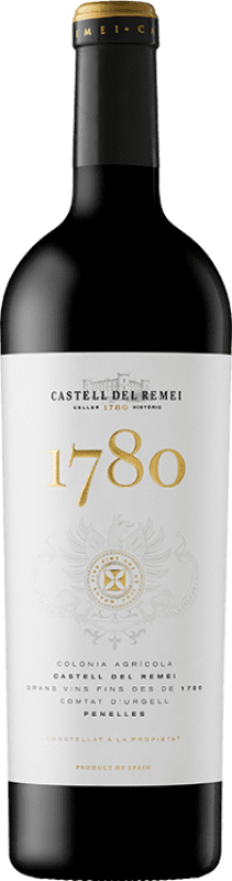 34,95 € Envoi gratuit | Vin rouge Castell del Remei 1780 Collita D.O. Costers del Segre Catalogne Espagne Tempranillo, Merlot, Grenache, Cabernet Sauvignon Bouteille 75 cl