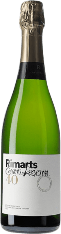 21,95 € Free Shipping | White sparkling Rimarts 40 Brut Nature D.O. Cava Catalonia Spain Bottle 75 cl