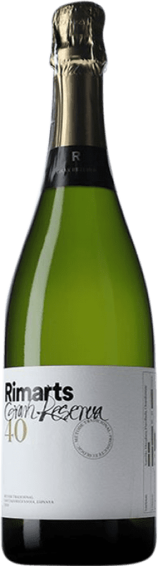 21,95 € Envio grátis | Espumante Branco Rimarts 40 Brut Nature — Bruto Natural D.O. Cava Catalunha Espanha 75 cl