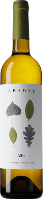 12,95 € Free Shipping | White wine Abadal Alba D.O. Pla de Bages Catalonia Spain Bottle 75 cl
