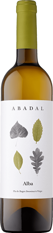10,95 € Envio grátis | Vinho Branco Abadal Alba D.O. Pla de Bages Catalunha Espanha 75 cl