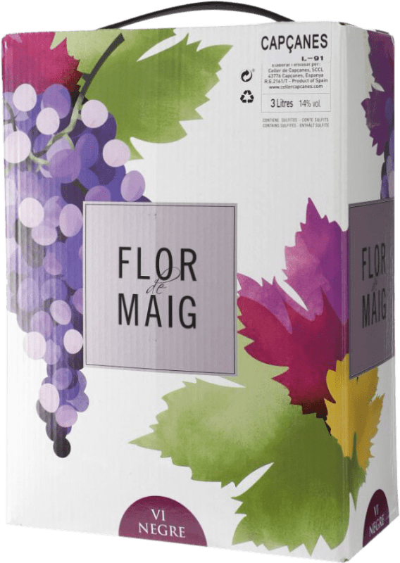 16,95 € Kostenloser Versand | Rotwein Celler de Capçanes D.O. Montsant Katalonien Spanien Syrah, Garnacha — Grenache, Cabernet Sauvignon, Samsó Bag in Box 3 L