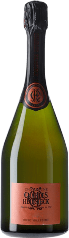 161,95 € Kostenloser Versand | Rosé Sekt Charles Heidsieck Rosé Millésimé A.O.C. Champagne Champagner Frankreich Spätburgunder, Chardonnay Flasche 75 cl