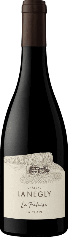 42,95 € Envio grátis | Vinho Tinto Château La Négly La Falaise A.O.C. Coteaux du Languedoc Languedoque-Rossilhão França Syrah, Garnacha — Grenache, Mourvèdre 75 cl