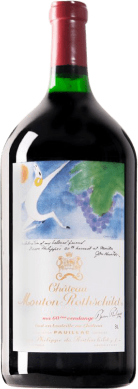 27 054,95 € Kostenloser Versand | Rotwein Château Mouton-Rothschild 1982 Bordeaux Frankreich Jeroboam-Doppelmagnum Flasche 3 L
