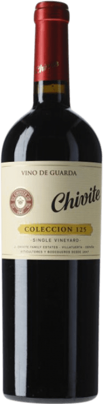 33,95 € 免费送货 | 红酒 Chivite Colección 125 预订 D.O. Navarra 纳瓦拉 西班牙 Tempranillo 瓶子 75 cl