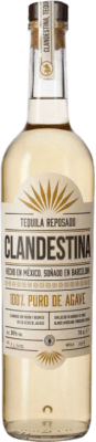 53,95 € 免费送货 | 龙舌兰 Clandestina Reposado 哈利斯科 墨西哥 瓶子 70 cl