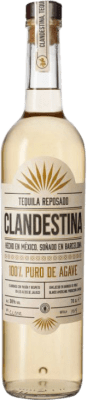 48,95 € 送料無料 | テキーラ Clandestina Reposado — レポサド ハリスコ メキシコ 70 cl