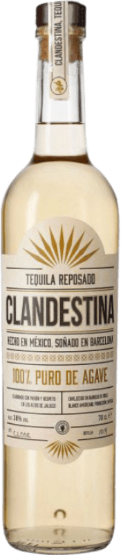 53,95 € 送料無料 | テキーラ Clandestina Reposado ハリスコ メキシコ ボトル 70 cl