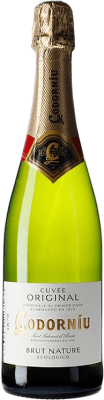 10,95 € Бесплатная доставка | Белое игристое Codorníu Cuvée Original Ecológico Природа Брута D.O. Cava Каталония Испания бутылка 75 cl