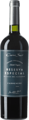 14,95 € 免费送货 | 红葡萄酒 Cono Sur 特别 珍藏 I.G. Valle de Colchagua 科尔查瓜谷 智利 Carmenère — 佳美娜 75 cl
