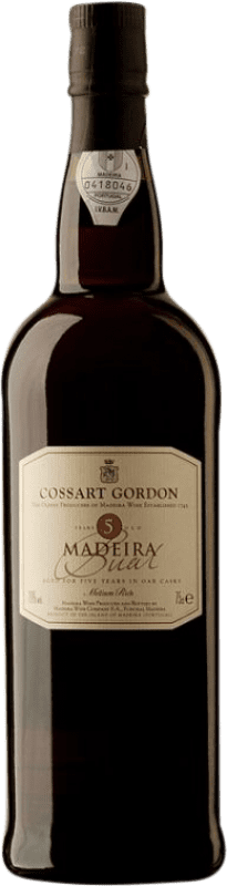 24,95 € 免费送货 | 白酒 Cossart Gordon I.G. Madeira 马德拉 葡萄牙 Boal 5 岁 瓶子 75 cl