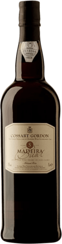 25,95 € Spedizione Gratuita | Vino bianco Cossart Gordon I.G. Madeira Madera Portogallo Boal 5 Anni Bottiglia 75 cl