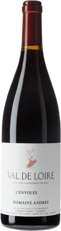 33,95 € 免费送货 | 红酒 Andrée L'Envolée I.G.P. Val de Loire 卢瓦尔河 法国 Gamay 瓶子 75 cl