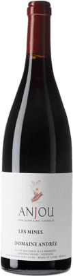 69,95 € Spedizione Gratuita | Vino rosso Andrée Les Mines I.G.P. Val de Loire Loire Francia Cabernet Franc Bottiglia 75 cl