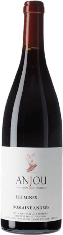 69,95 € Envío gratis | Vino tinto Andrée Les Mines I.G.P. Val de Loire Loire Francia Cabernet Franc Botella 75 cl