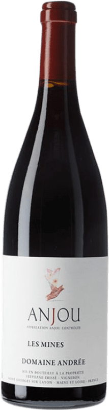 73,95 € Envío gratis | Vino tinto Domaine Andrée Les Mines I.G.P. Val de Loire Loire Francia Cabernet Franc Botella 75 cl