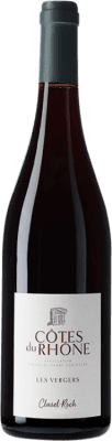 64,95 € Kostenloser Versand | Rotwein Clusel-Roch Les Vergers A.O.C. Côtes du Rhône Rhône Frankreich Syrah 75 cl