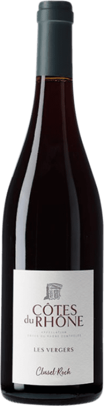 58,95 € 免费送货 | 红酒 Clusel-Roch Les Vergers A.O.C. Côtes du Rhône 罗纳 法国 Syrah 瓶子 75 cl