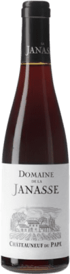 44,95 € Envío gratis | Vino tinto La Janasse A.O.C. Châteauneuf-du-Pape Rhône Francia Syrah, Garnacha, Mourvèdre Media Botella 37 cl