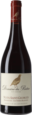 167,95 € Envío gratis | Vino tinto Domaine des Perdrix Les Terres Blanches Premier Cru A.O.C. Nuits-Saint-Georges Borgoña Francia Pinot Negro Botella 75 cl