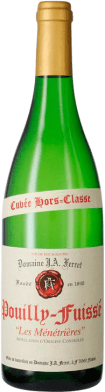 94,95 € Envoi gratuit | Vin blanc J.A. Ferret Les Ménétrières Hors-Classe A.O.C. Pouilly-Fuissé Bourgogne France Chardonnay Bouteille 75 cl