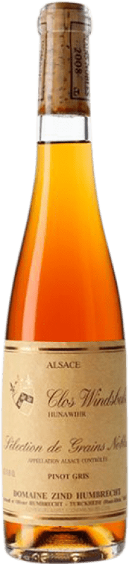87,95 € Envio grátis | Vinho branco Zind Humbrecht Clos Windsbuhl SGN Selection de Grains Nobles A.O.C. Alsace Alsácia França Pinot Cinza Garrafa 75 cl