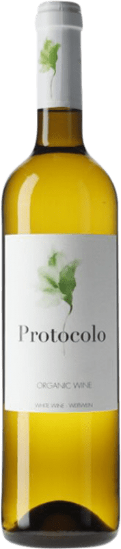 5,95 € Envío gratis | Vino blanco Dominio de Eguren Protocolo Ecológico Blanco Castilla la Mancha España Botella 75 cl