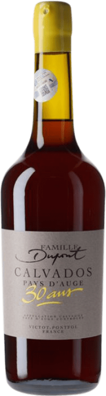 267,95 € Free Shipping | Calvados Domaine Dupont I.G.P. Calvados Pays d'Auge France 30 Years Bottle 70 cl