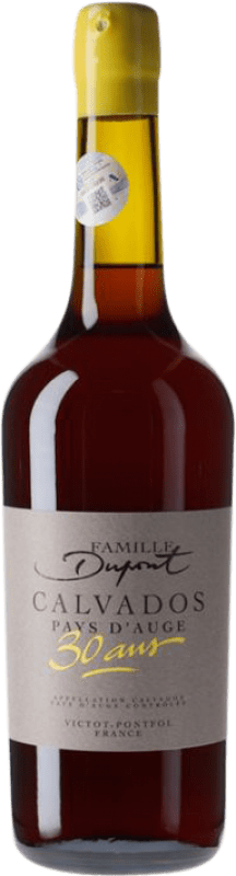 237,95 € Envío gratis | Calvados Dupont I.G.P. Calvados Pays d'Auge Francia 30 Años Botella 70 cl