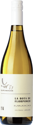 29,95 € Envio grátis | Vinho branco Equipo Navazos La Bota Nº 114 Florpower MMXXI Crianza D.O. Manzanilla-Sanlúcar de Barrameda Andaluzia Espanha Palomino Fino Garrafa 75 cl