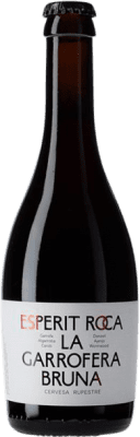 7,95 € Бесплатная доставка | Пиво Esperit Roca Cervesa Rupestre La Garrofera Bruna Испания треть литровая бутылка 33 cl