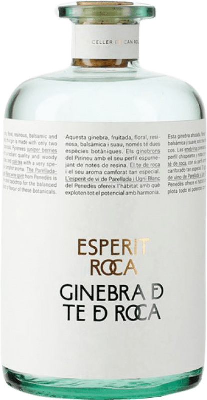 79,95 € Envío gratis | Ginebra Gin Esperit Roca Té de Roca España Botella Medium 50 cl Té