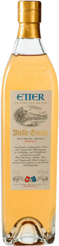 86,95 € Envío gratis | Licores Etter Soehne Vieille Orange Barrique Suiza Botella 70 cl