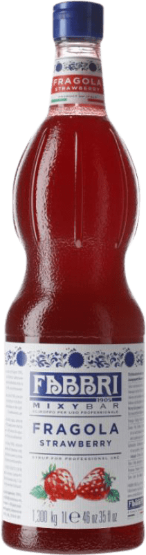 27,95 € 送料無料 | シュナップ Fabbri Mixybar Jarabe de Fresa Fragola Strawberry イタリア ボトル 1 L アルコールなし