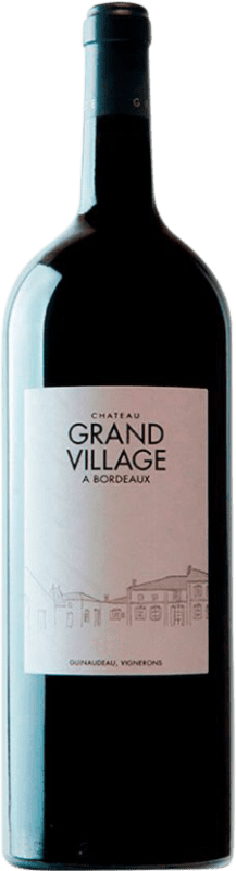 296,95 € 免费送货 | 红葡萄酒 Château Grand Village 波尔多 法国 Merlot — 梅洛, Cabernet Franc — 品丽珠 帝王瓶 — Mathusalem 6 L