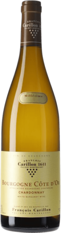 46,95 € Envío gratis | Vino Blanco François Carillon A.O.C. Bourgogne Côte d'Or Borgoña Francia Chardonnay 75 cl