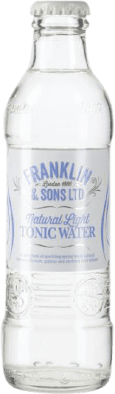 29,95 € Free Shipping | 24 units box Soft Drinks Franklin & Sons Light United Kingdom Small Bottle 20 cl Tonic Water