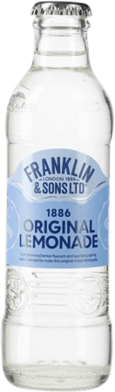 53,95 € Kostenloser Versand | 24 Einheiten Box Getränke und Mixer Franklin & Sons Original Lemonade Großbritannien Kleine Flasche 20 cl