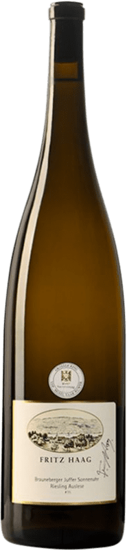 5 407,95 € Envío gratis | Vino Blanco Fritz Haag Juffer Sonnenuhr Lange Gold — Edición Oro, Auslese — VS Vendimia Seleccionada Q.b.A. Mosel Alemania Riesling Botella Jéroboam-Doble Mágnum 3 L