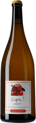 156,95 € Spedizione Gratuita | Vino bianco Jean-François Ganevat Kopin Les Pierres Bleues A.O.C. Côtes du Jura Jura Francia Chardonnay, Riesling Bottiglia Magnum 1,5 L