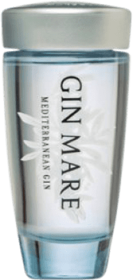 311,95 € Envio grátis | Caixa de 63 unidades Gin Global Premium Catalunha Espanha Garrafa Miniatura 5 cl