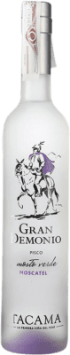 49,95 € Envio grátis | Aguardente Pisco Tacama Gran Demonio Mosto Verde Peru Mascate Garrafa 70 cl