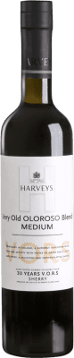 84,95 € Envio grátis | Vinho fortificado Harvey's Very Old Oloroso V.O.R.S. D.O. Jerez-Xérès-Sherry Andaluzia Espanha Garrafa Medium 50 cl