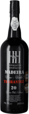 157,95 € Envio grátis | Vinho fortificado Henriques & Henriques I.G. Madeira Madeira Portugal Terrantez 20 Anos Garrafa 75 cl